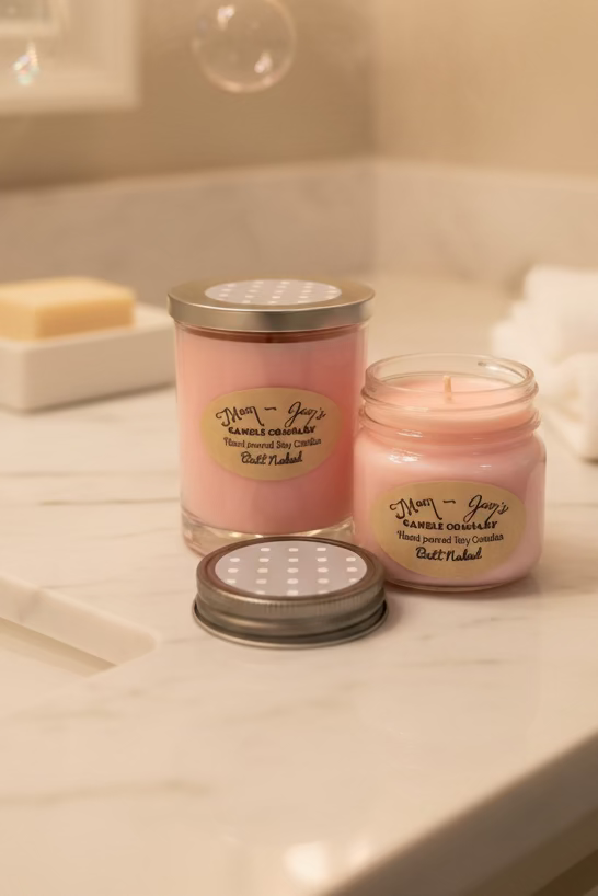 Butt Naked Soy Candle – Tropical & Fruity Scent | Mam Jam’s