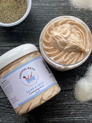 Foaming Sugar Scrub by Lustful Bath, LLC, Southern food gift detail photo 11