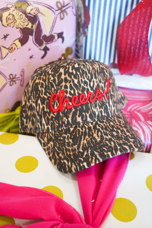 Cheers! - Luxe Leopard Trucker Hat by KenzKustomz, view 2