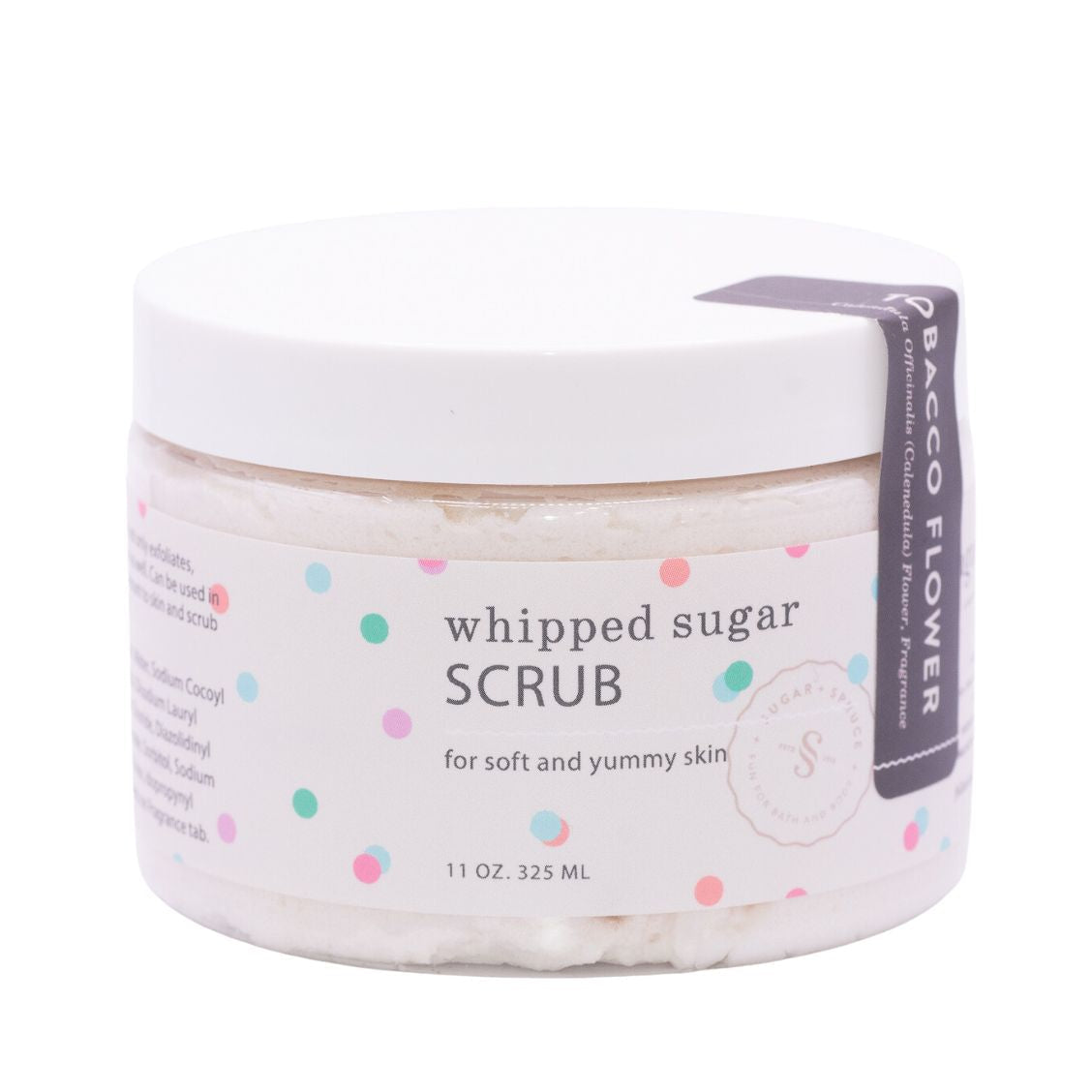 Whipped Sugar Scrub Tobacco Flower