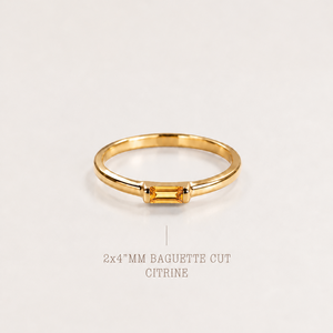 Faye Ring | Genuine Citrine