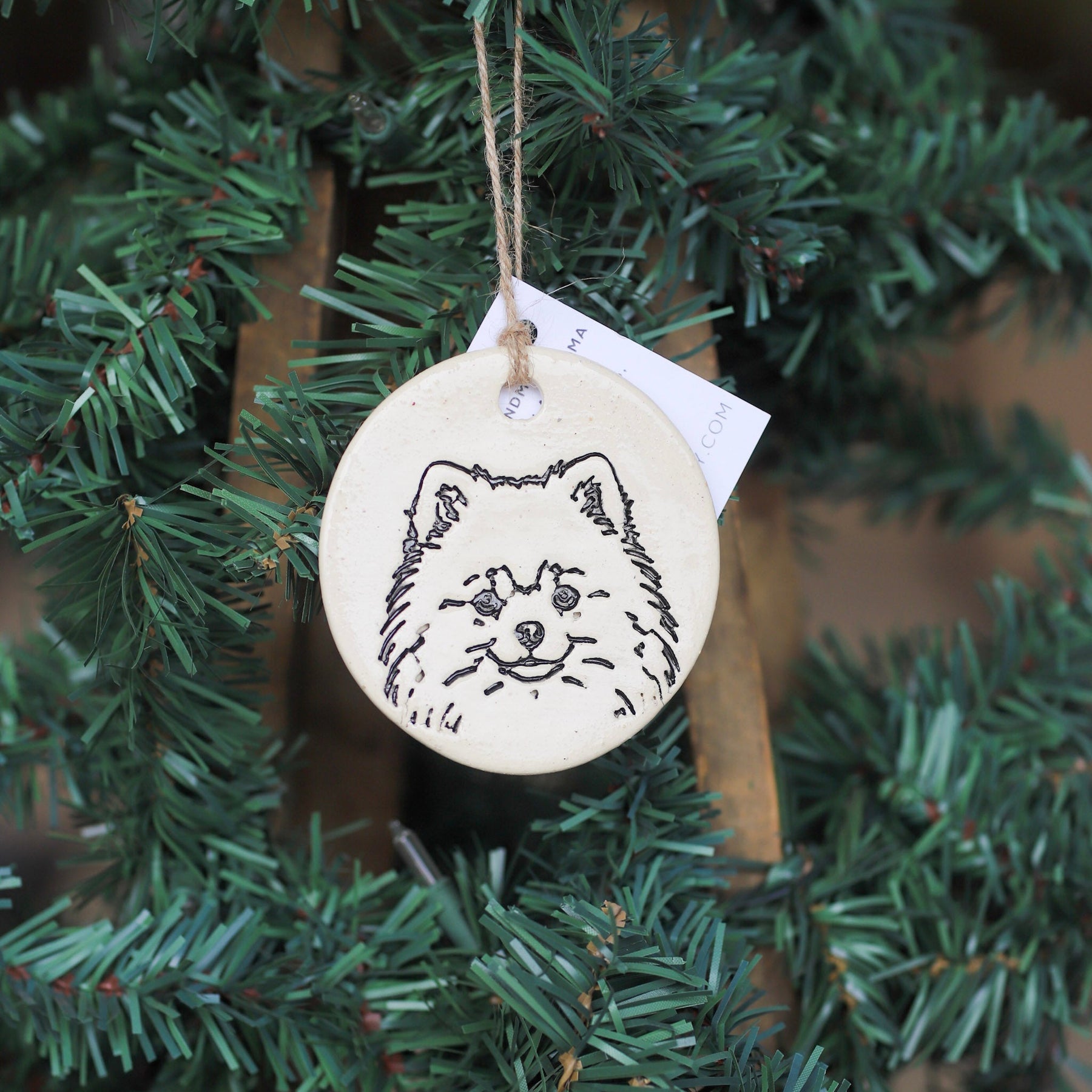 Handmade Ceramic Dog Breed Ornament