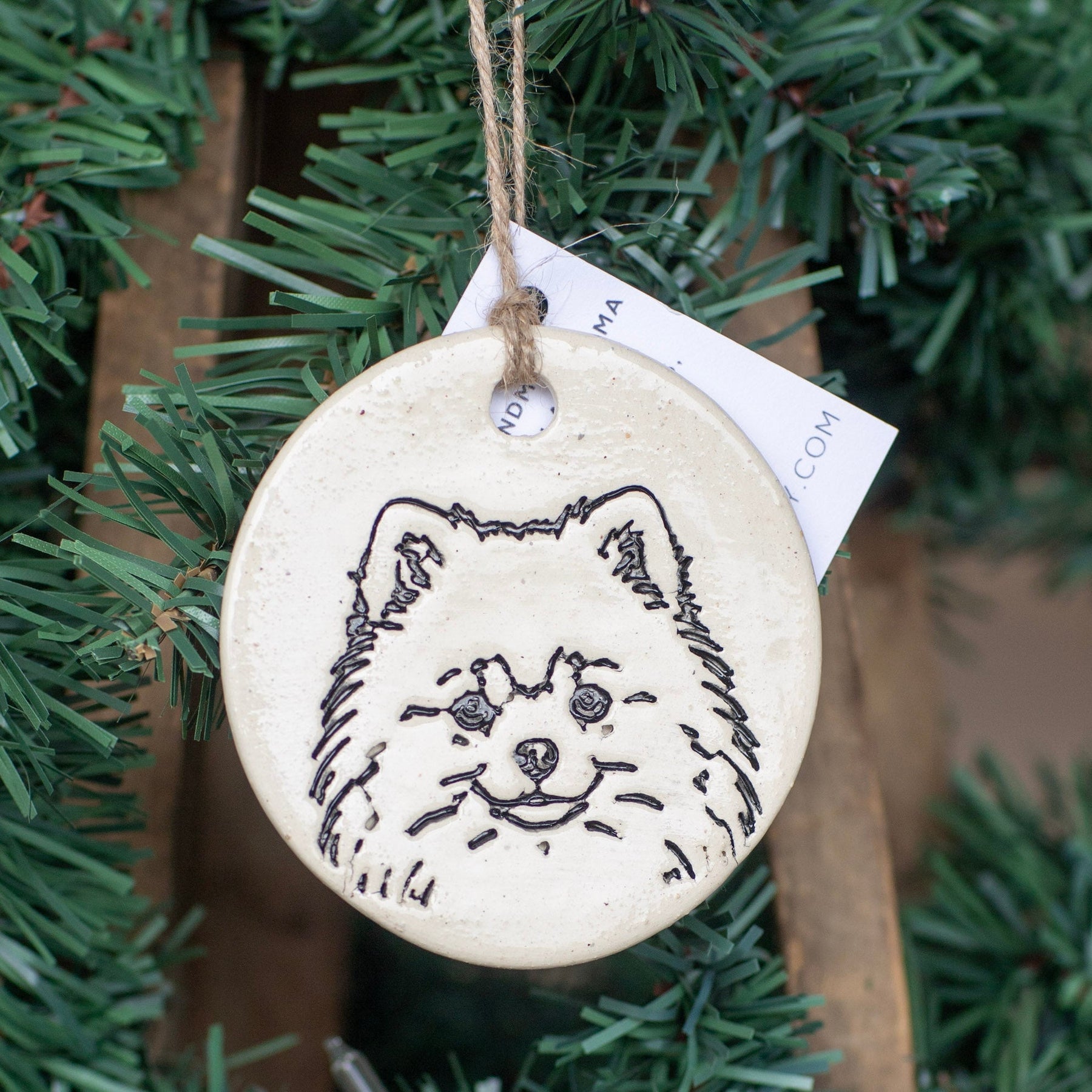 Handmade Ceramic Dog Breed Ornament