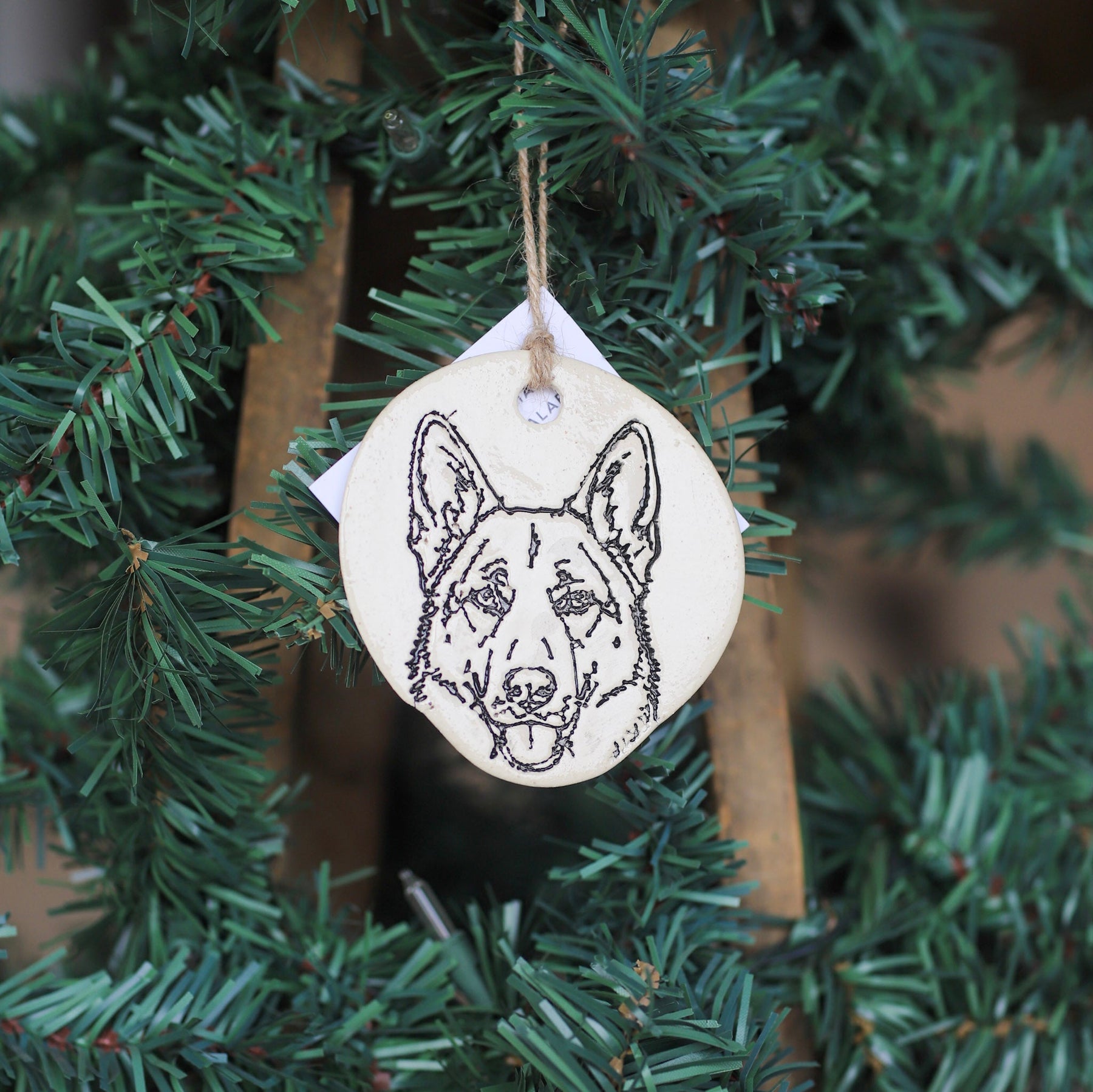 Handmade Ceramic Dog Breed Ornament