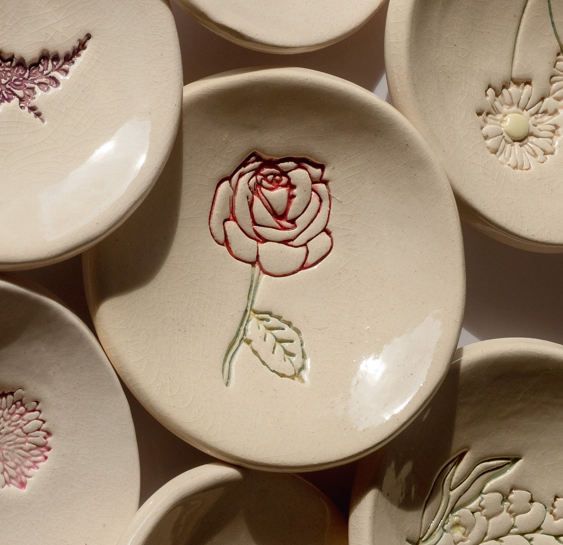 Birth Flower Ring Dish
