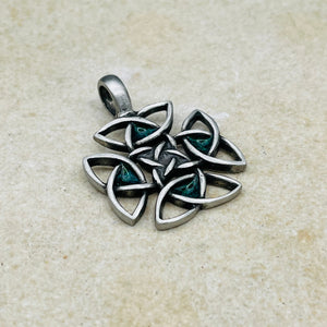 Celtic Memory Knot - Antiqued Pewter Memorial Pendant