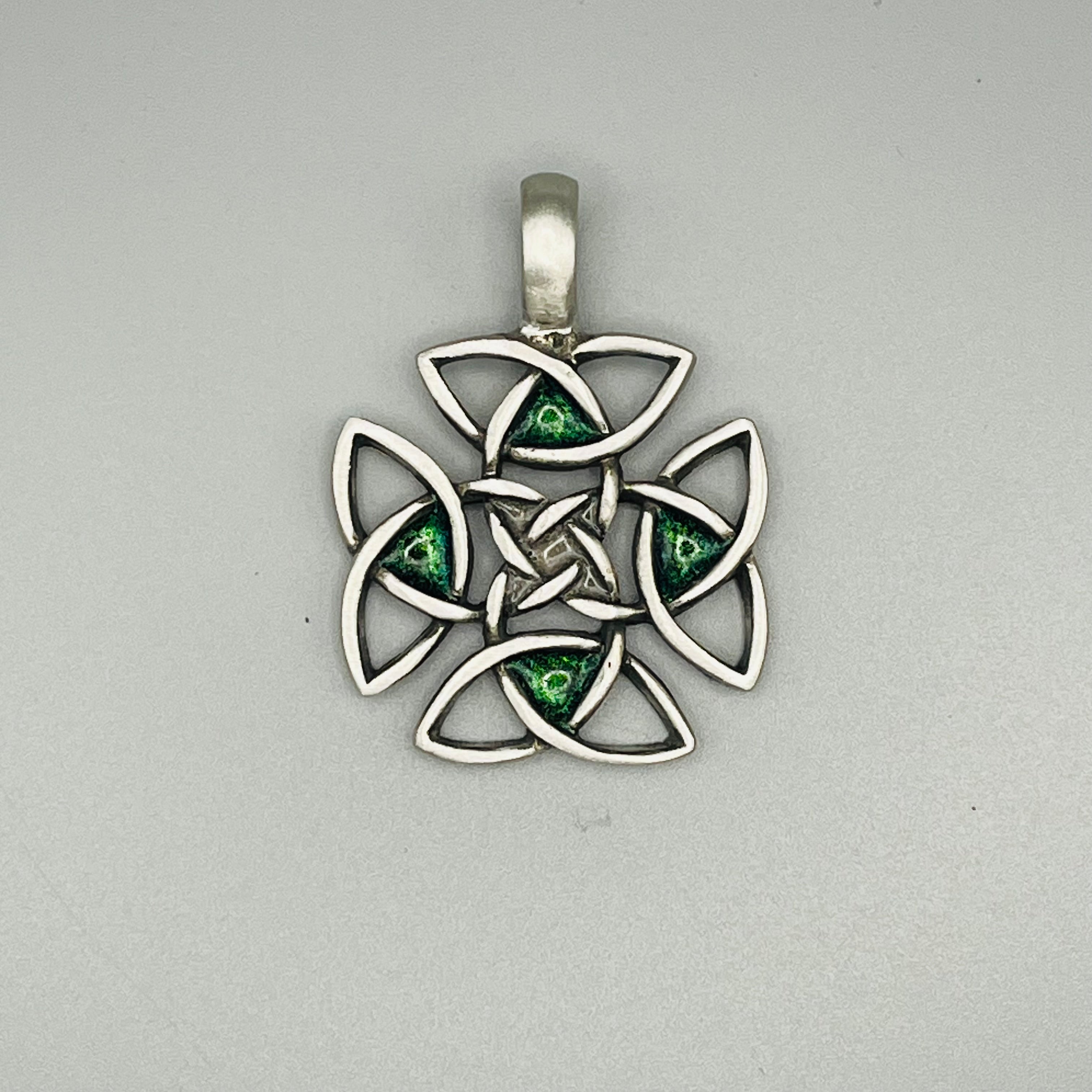 Celtic Memory Knot - Antiqued Pewter Memorial Pendant