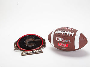 Georgia Bulldogs G Belt Desk Sculpture alternate view 3