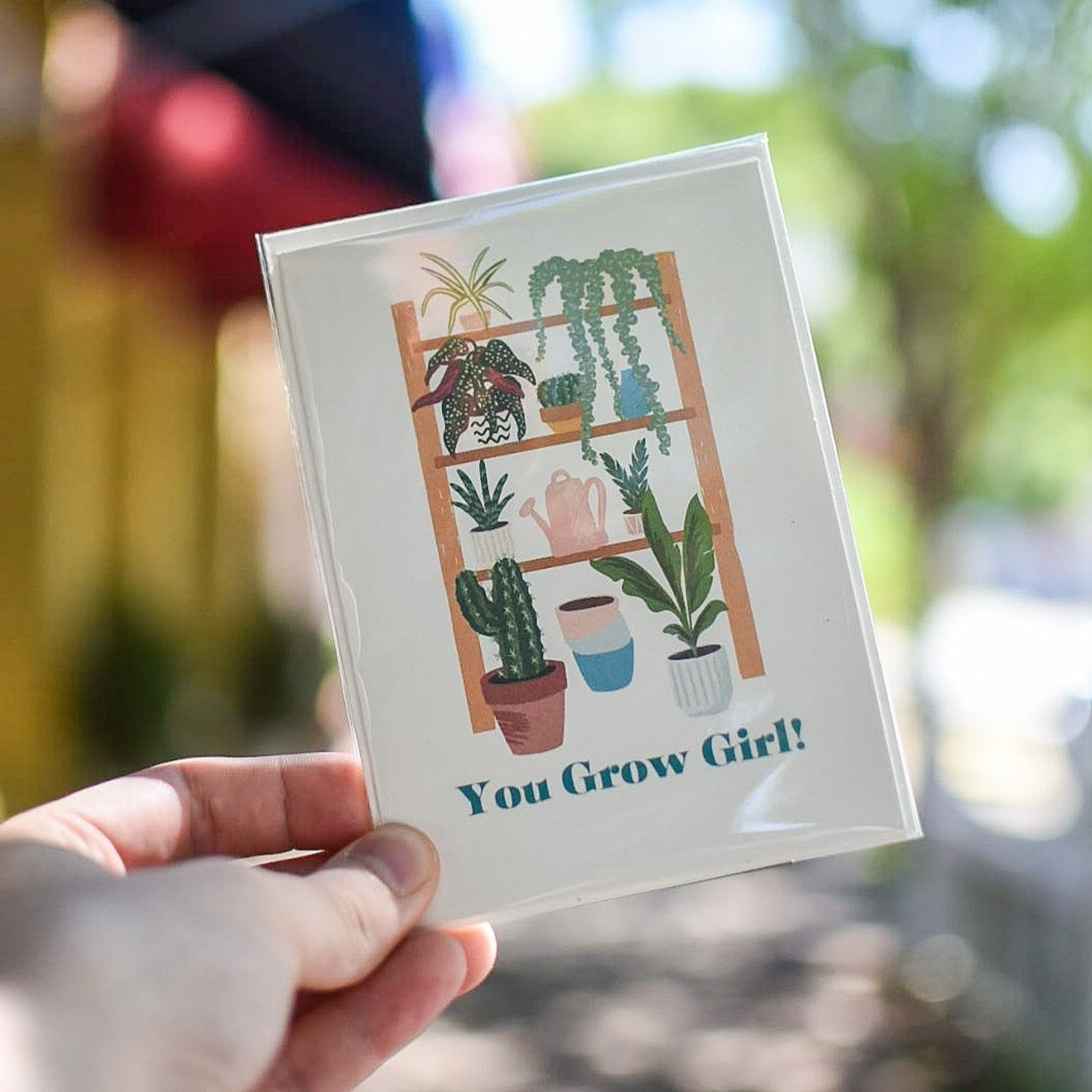 You Grow Girl - Card by Still Magnolia, paper gift main product photo