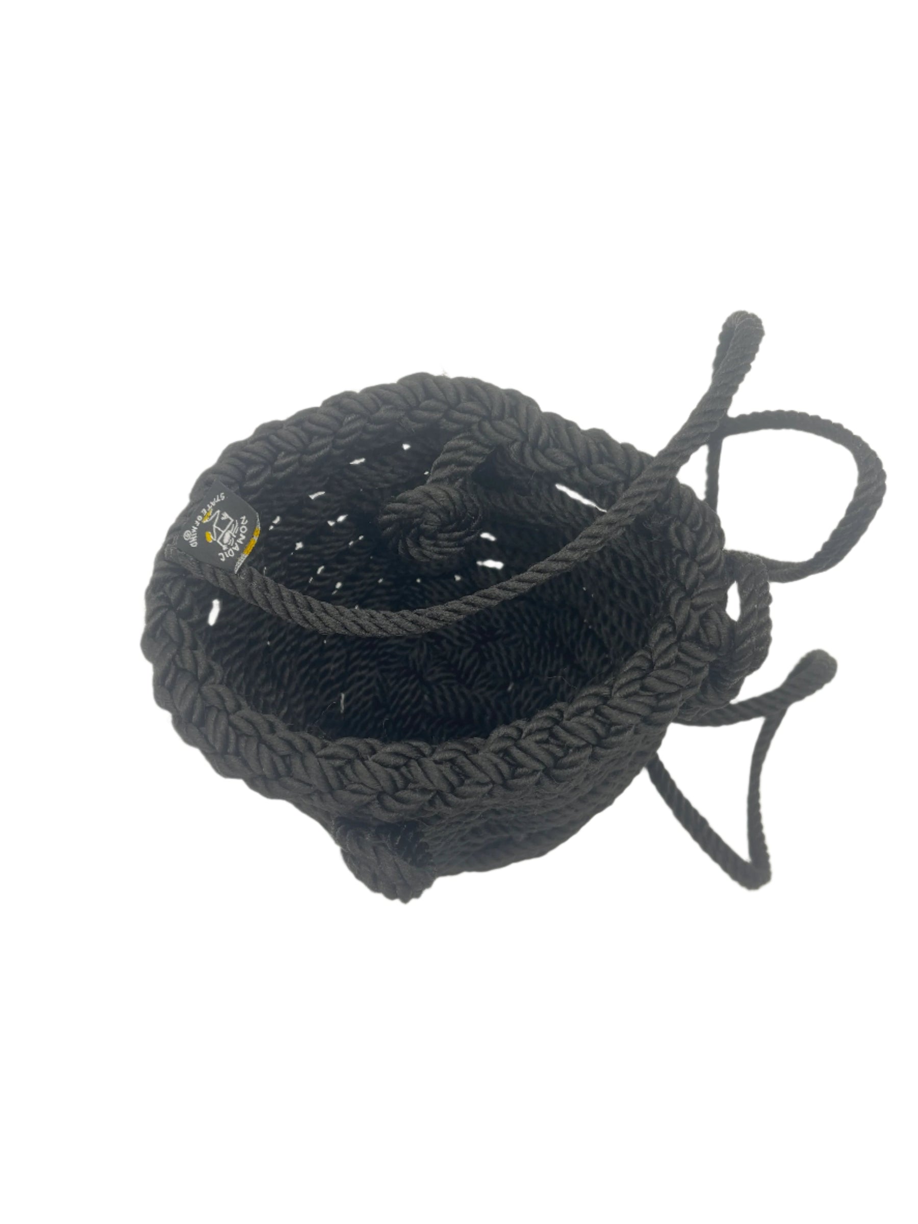 Kyiv Bag handwoven rope bag by Nomadic State of Mind, view 5