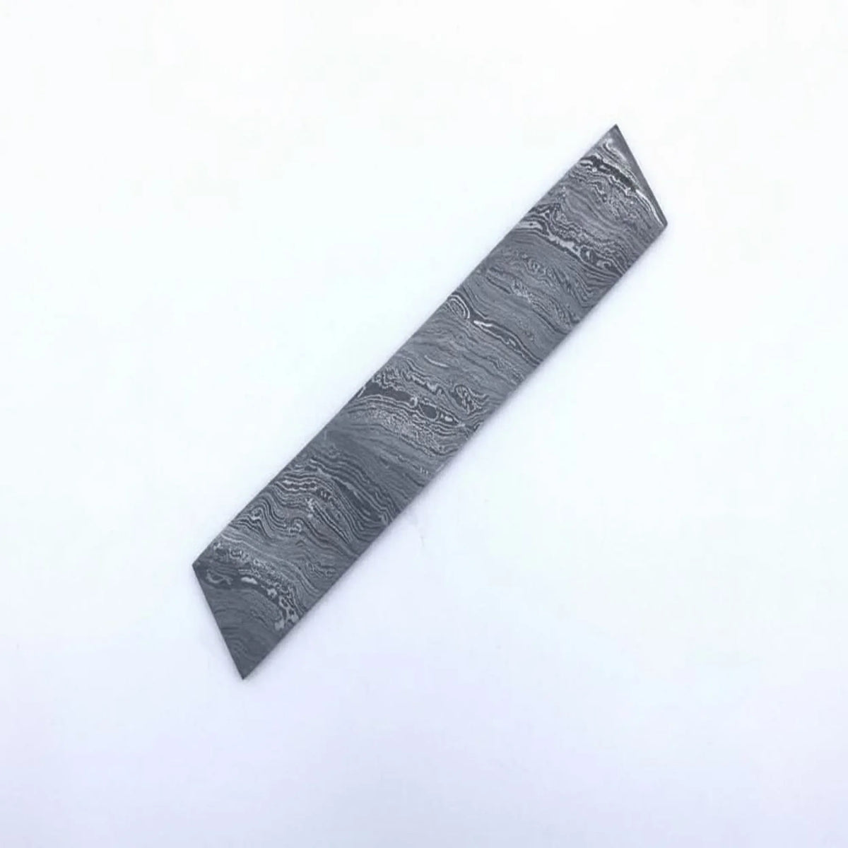 10” Damascus Steel Blank Billet- Blade For Knife Making DE-0054 by JW SteelCrafts