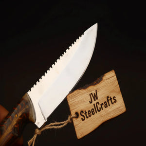 Ridgeline Stag Skinner Knife 8" Handmade product detail, view 3