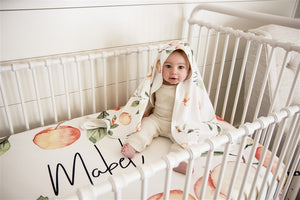 Georgia Peach Personalized Crib Sheet by AGreatBaby — view 7 of 11
