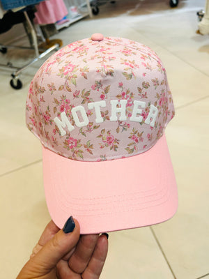 Mother Floral Light Pink Trucker Hat