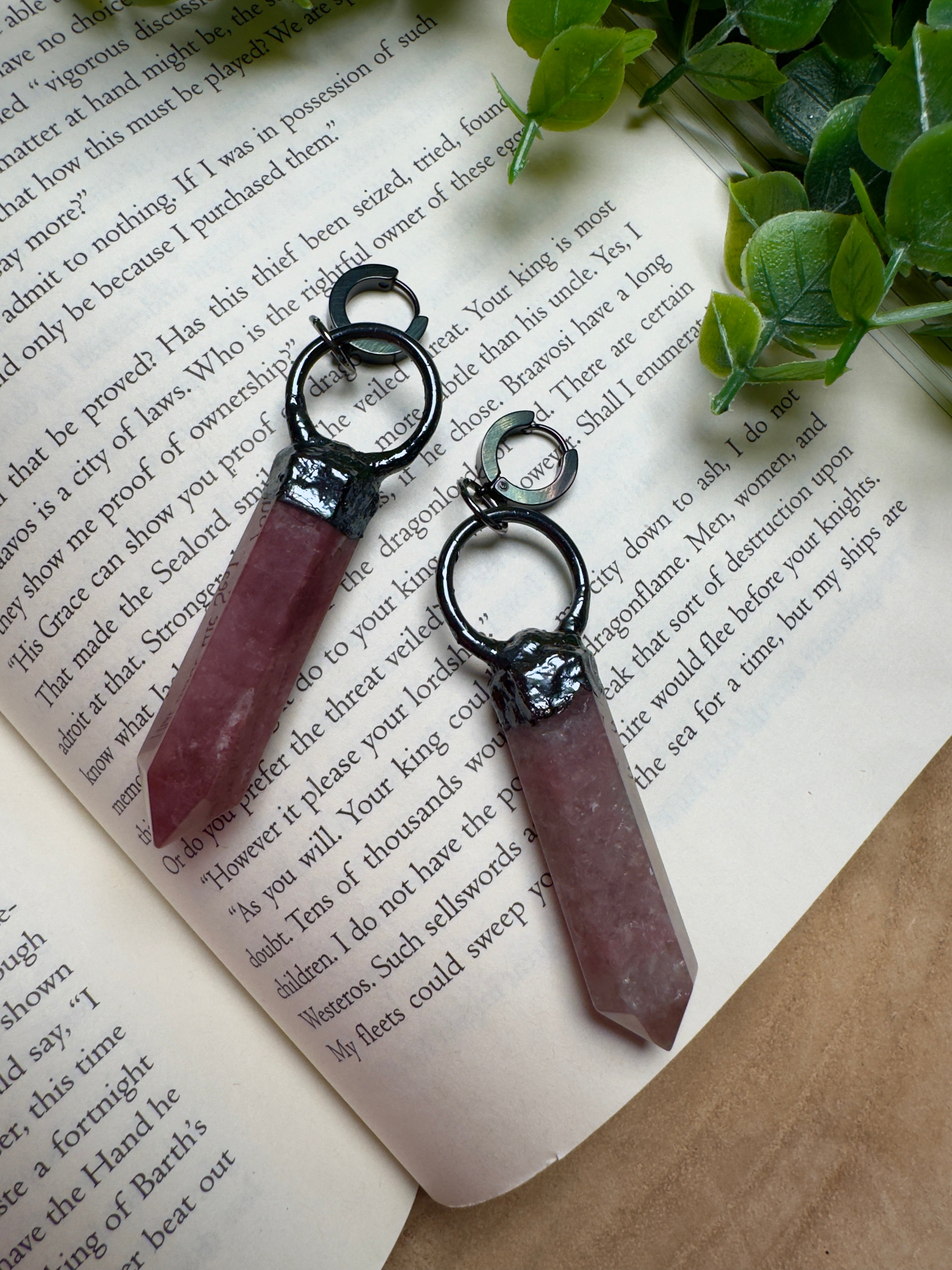 Purple Aventurine Ear Weights