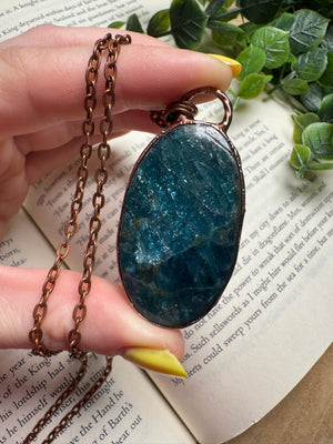 Blue Apatite Necklace