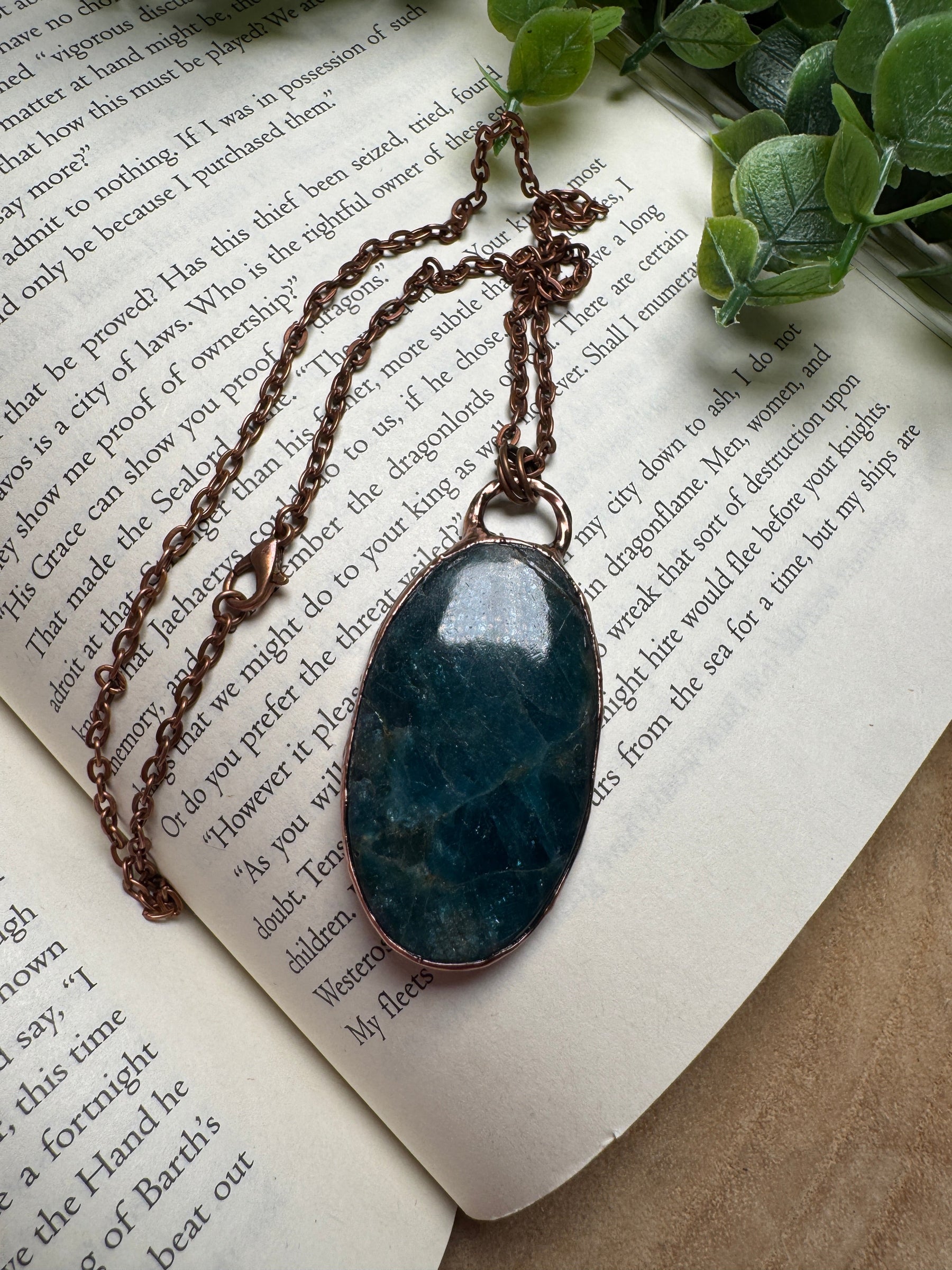 Blue Apatite Necklace