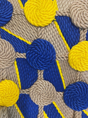 A-Series Woven Rope Purse handwoven rope bag by Nomadic State of Mind, view 10