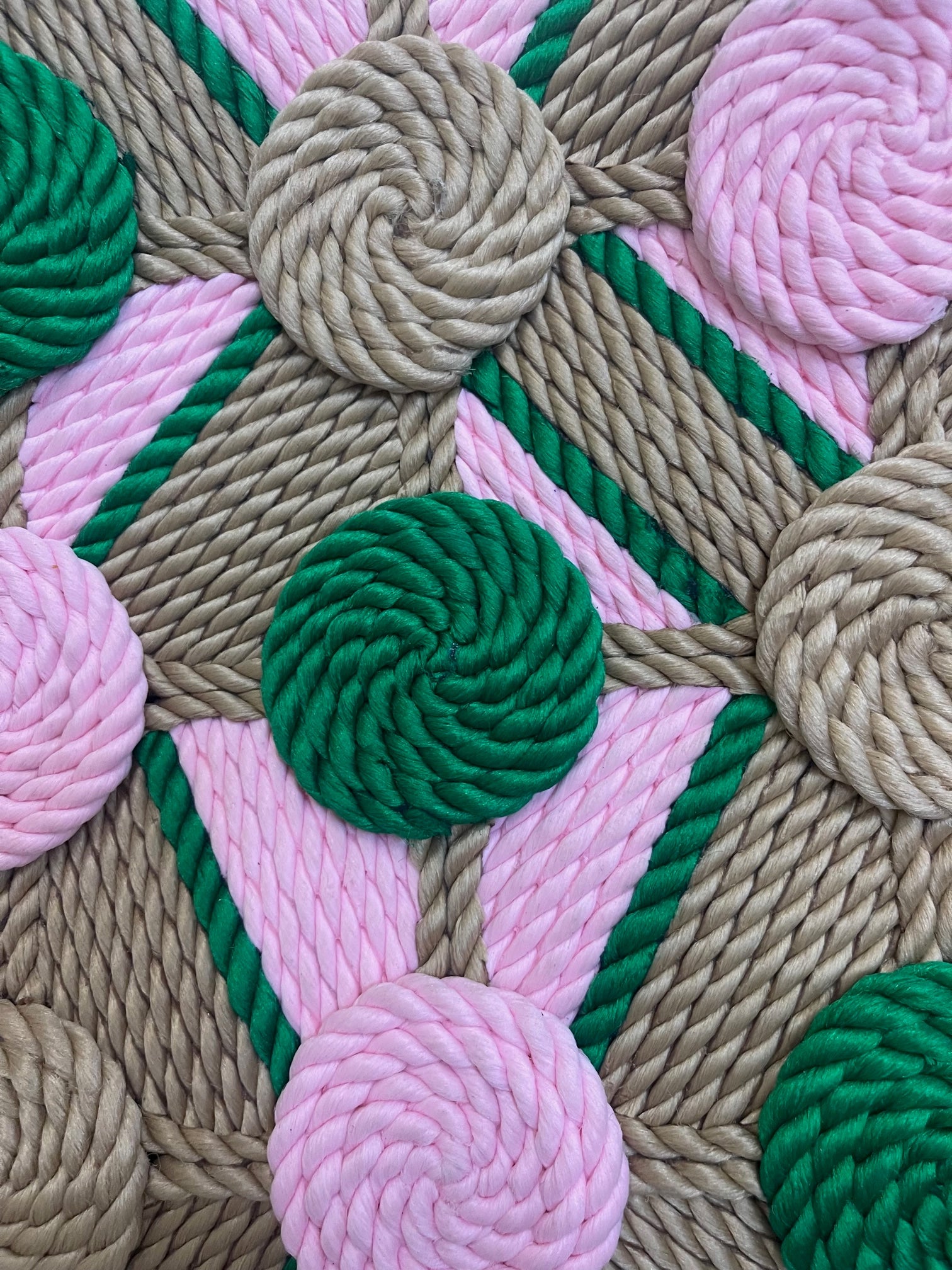 A-Series Woven Rope Purse handwoven rope bag by Nomadic State of Mind, view 13
