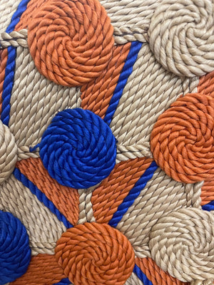 A-Series Woven Rope Purse handwoven rope bag by Nomadic State of Mind, view 14