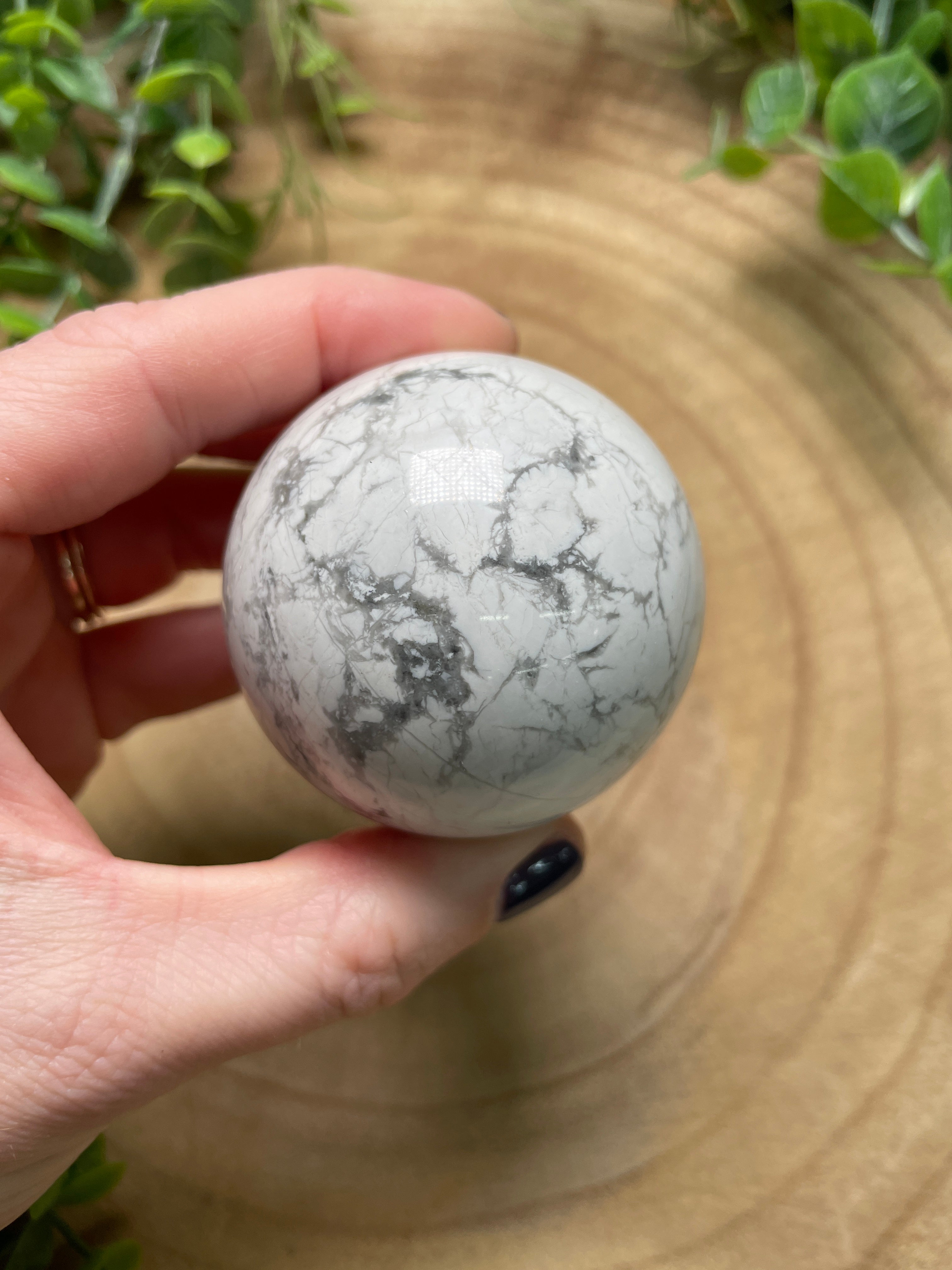Howlite Sphere