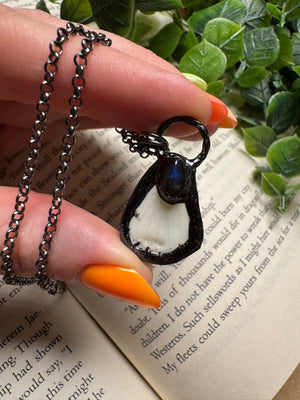 Butterfly Wing and Labradorite Necklace