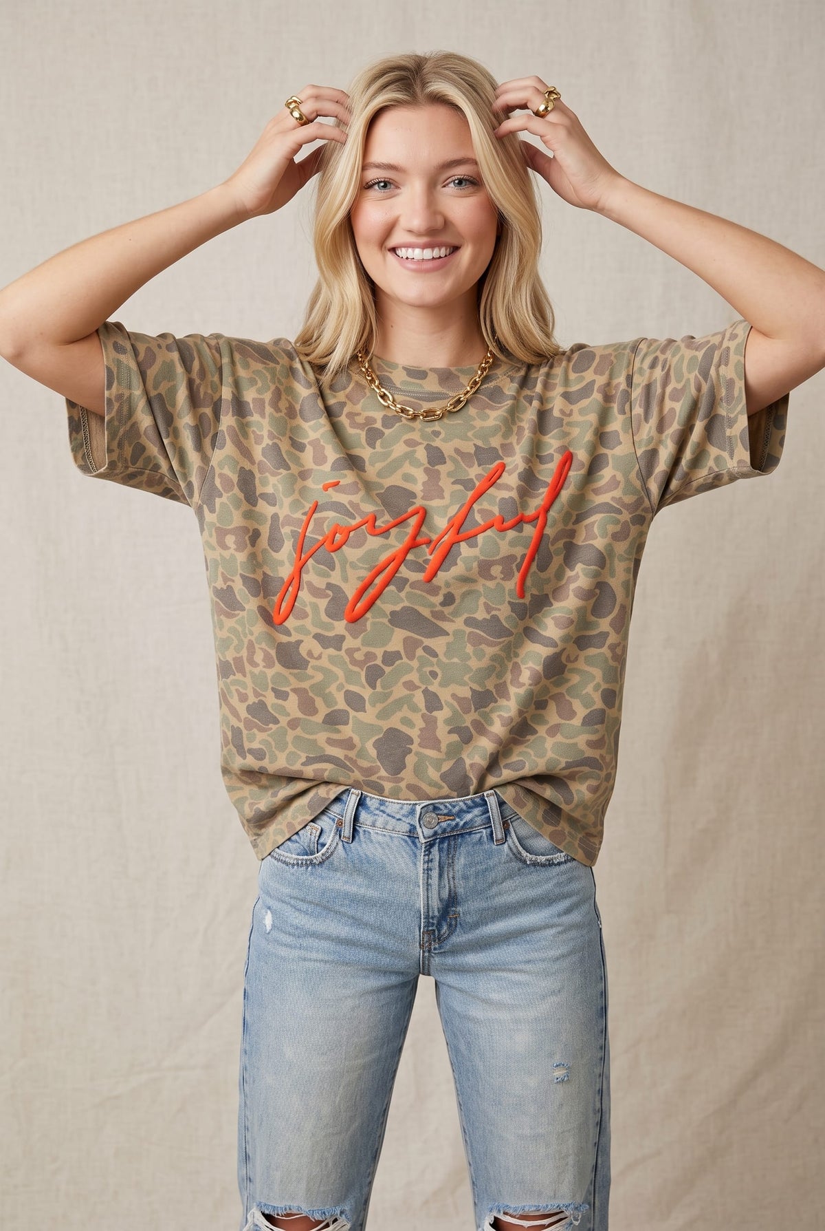 Joyful Duck Camo Heavy Tee by Southern Bliss Company