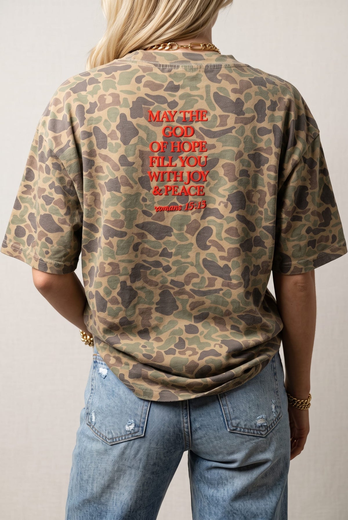 Joyful Duck Camo Heavy Tee by Southern Bliss Company – view 2