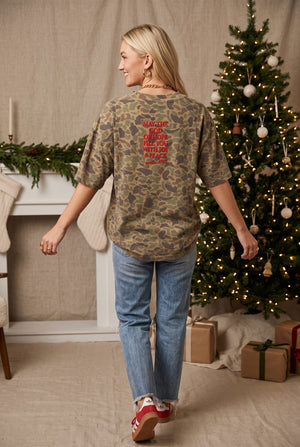 Joyful Duck Camo Heavy Tee by Southern Bliss Company – view 6