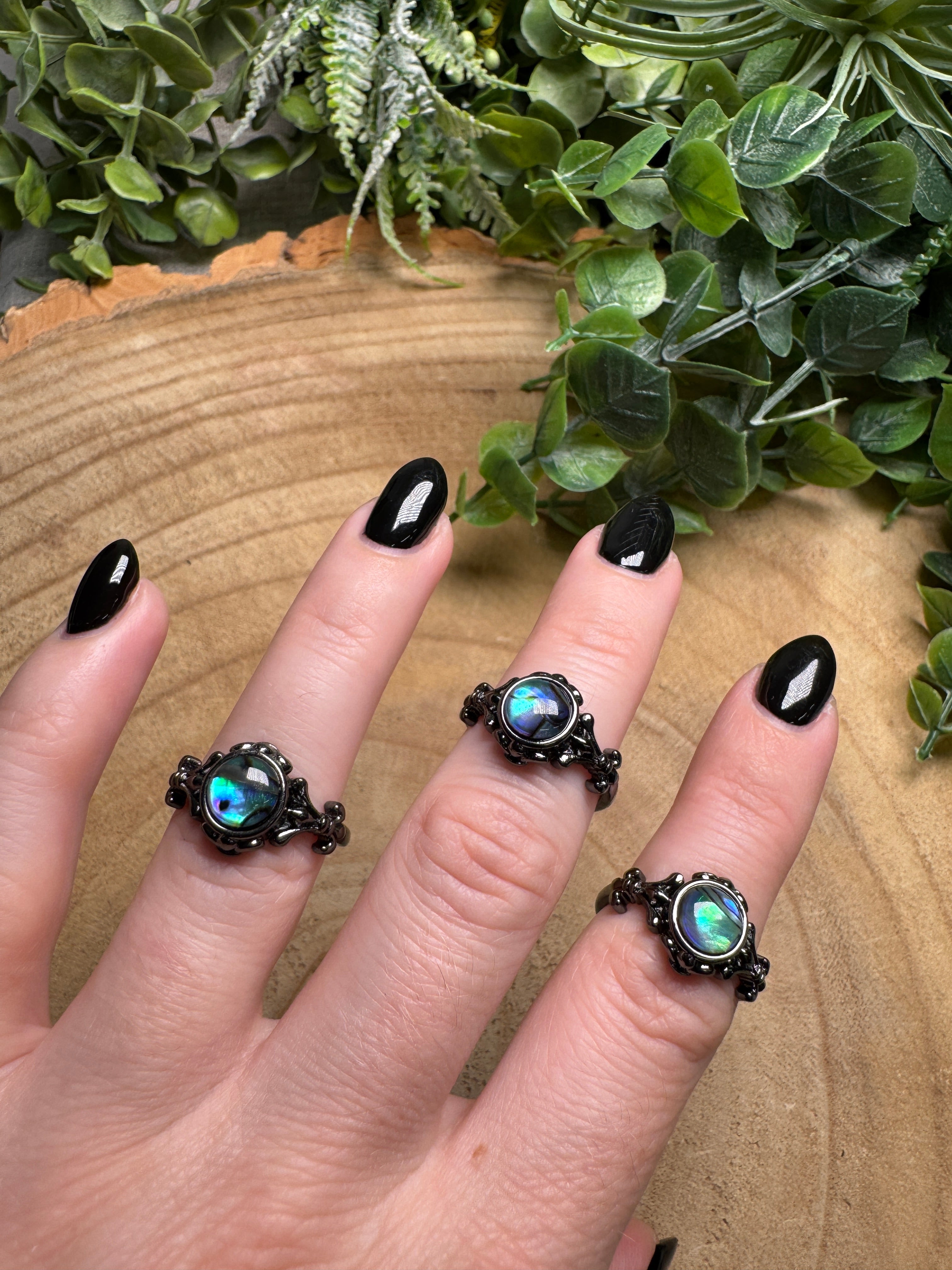 Abalone Shell Ring Adjustable