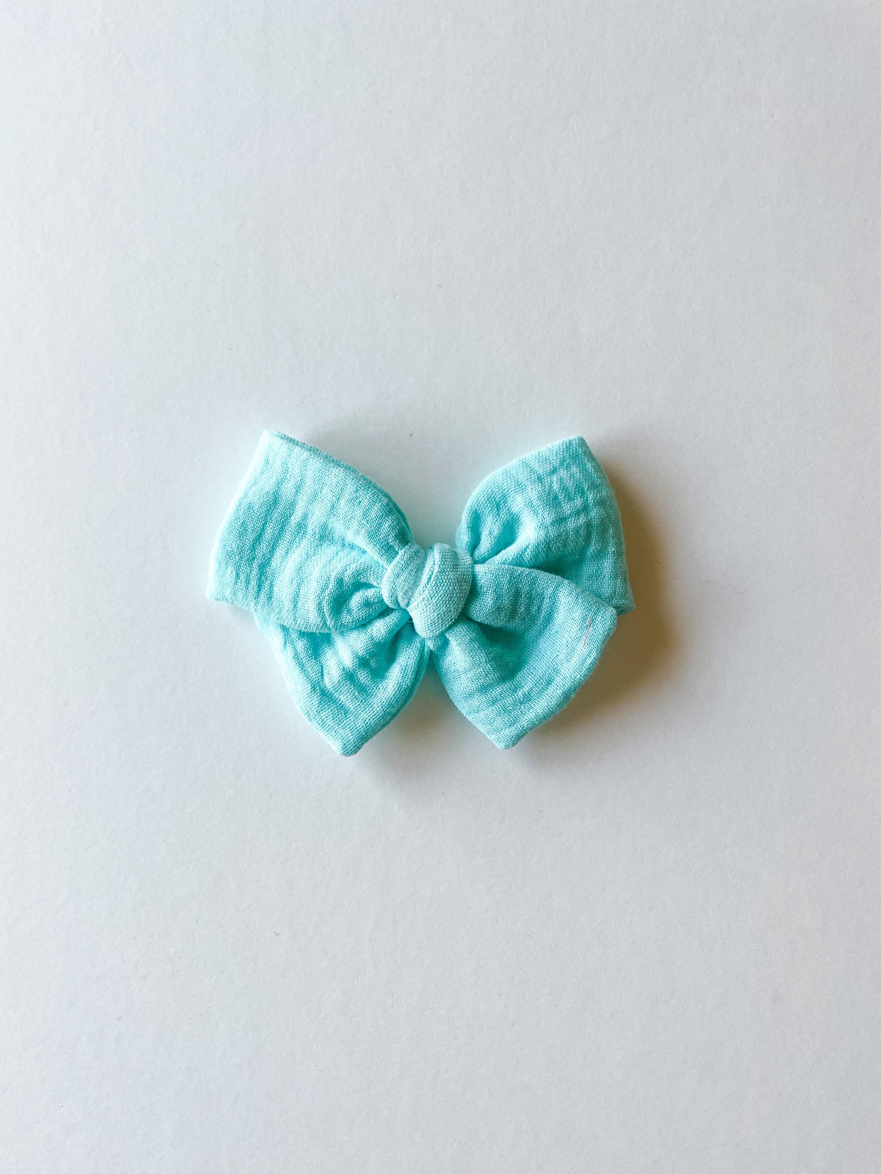 Bright Turquoise Pinwheel Bow by Boosh Baby image 1