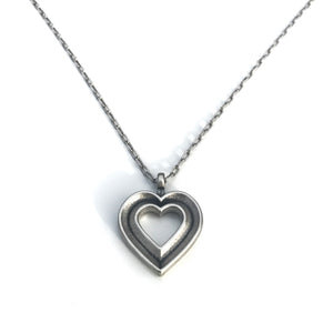 LOVE Heartbeat Necklace - Sterling Silver by Forged By Fire — view 2 of 4