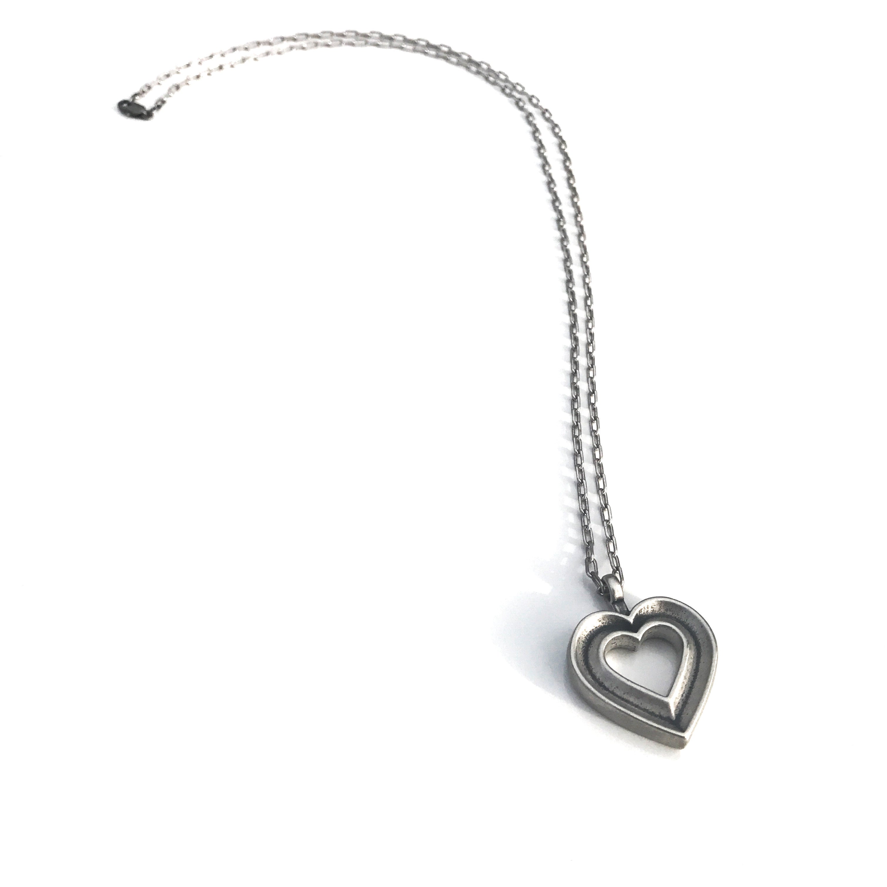 LOVE Heartbeat Necklace - Sterling Silver by Forged By Fire — view 1 of 4