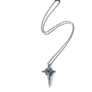 FAITH Star Cross Necklace - Sterling Silver by Forged By Fire — view 1 of 4