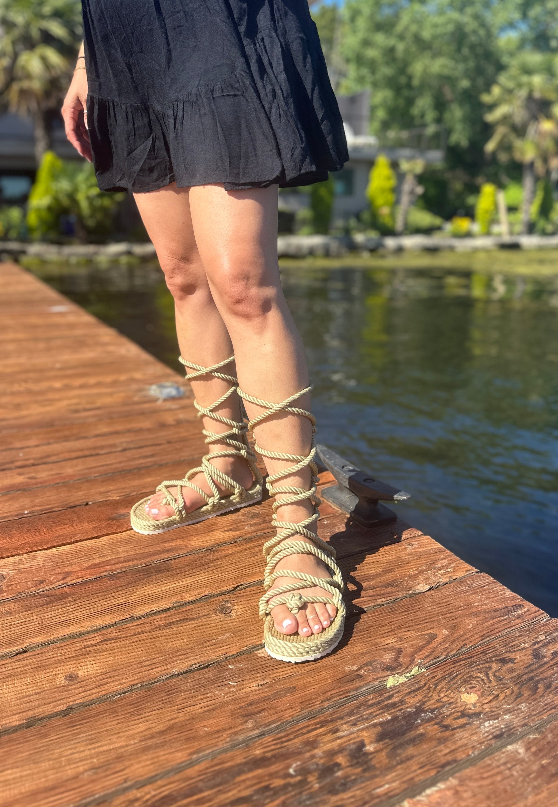 Spartan-The Boot handmade rope sandals by Nomadic State of Mind, view 4