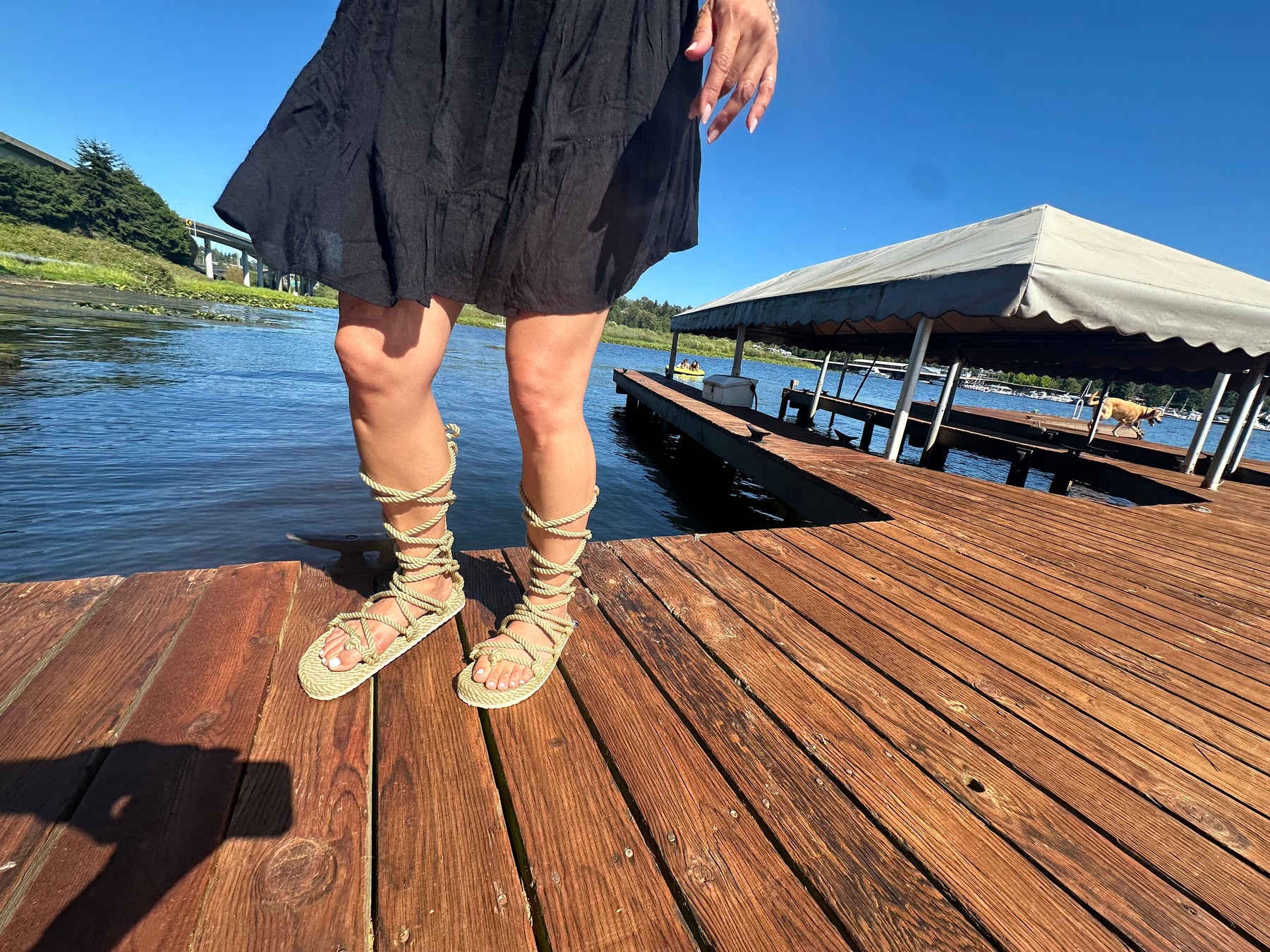 Spartan-The Boot handmade rope sandals by Nomadic State of Mind, view 7