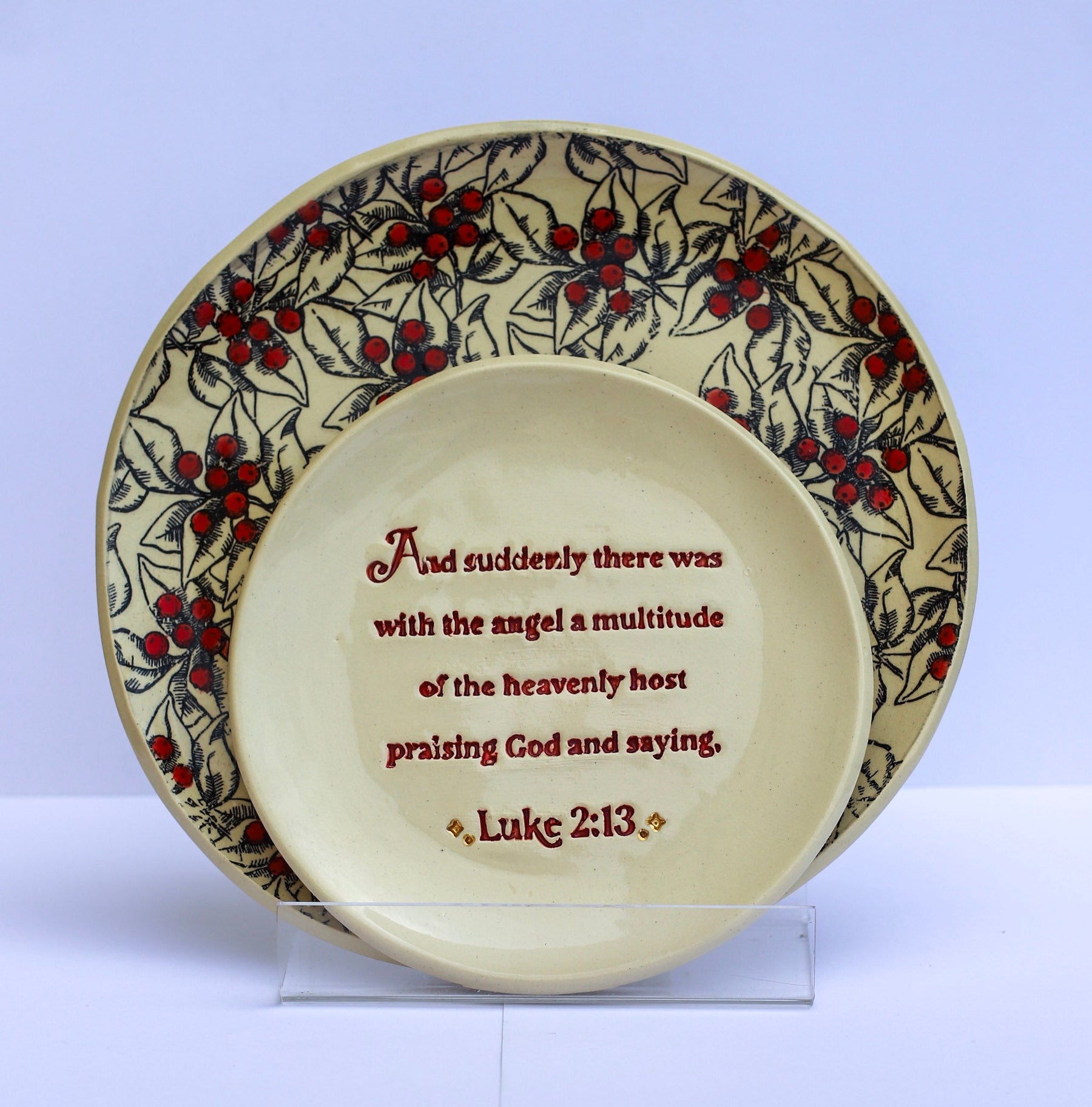 Christmas Scripture Plates