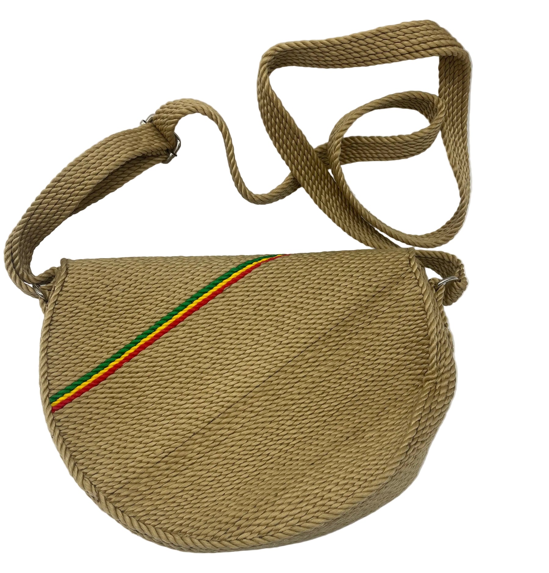 Half Moon Bag handwoven rope bag by Nomadic State of Mind, view 16