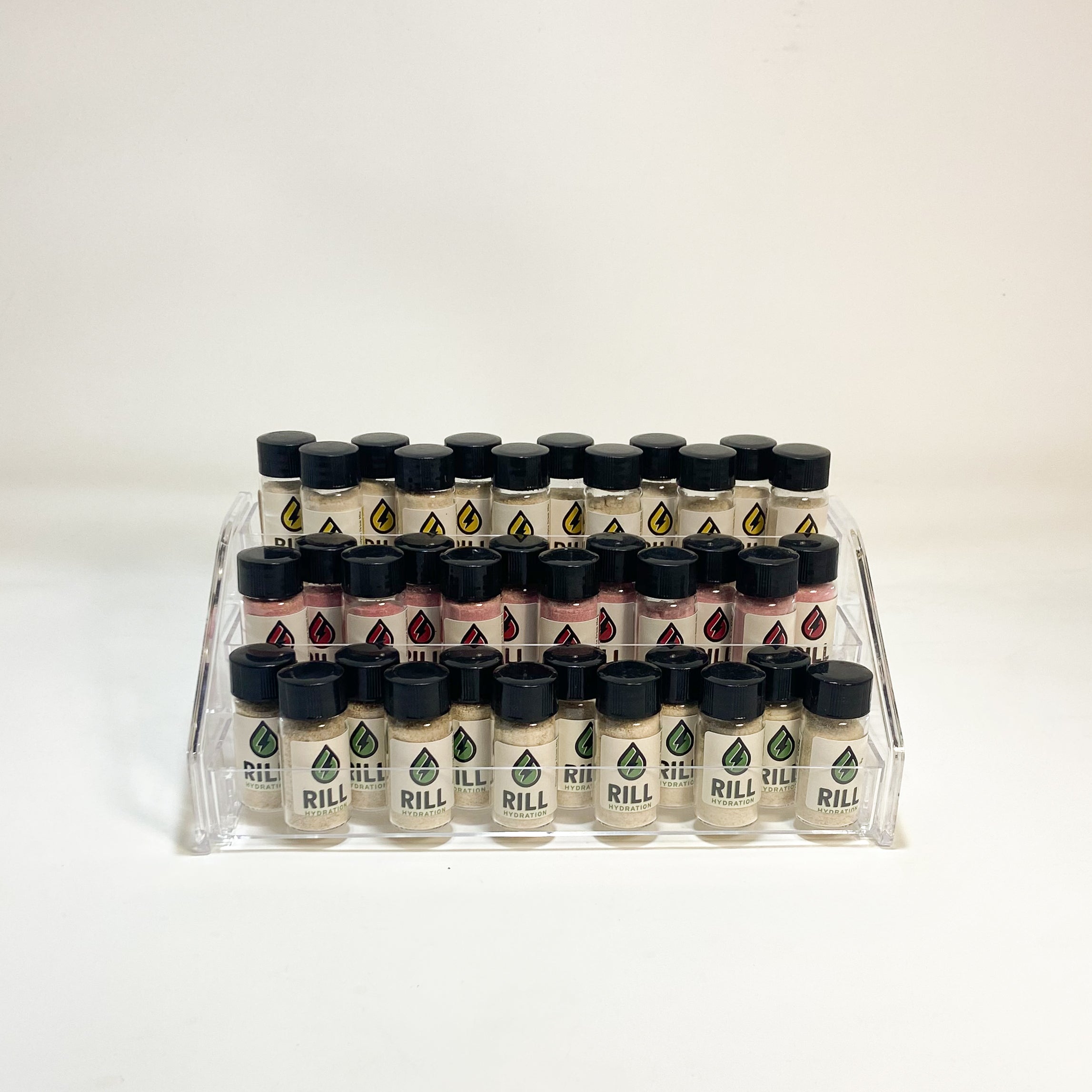 Rill Compact Display — 36 Single Serve Jars