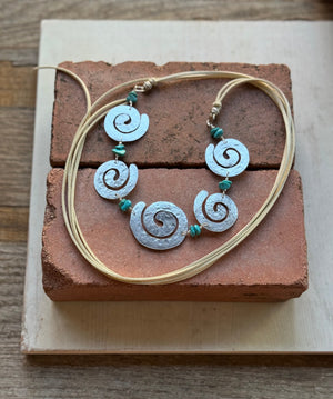 Spiral Goddess Hatband, Spiral Hat Band