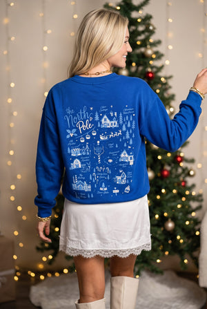 Take Me To The North Pole Royal Sweatshirt