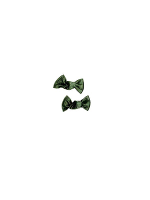 Olive Ribbed Knot Bow by Boosh Baby image 1