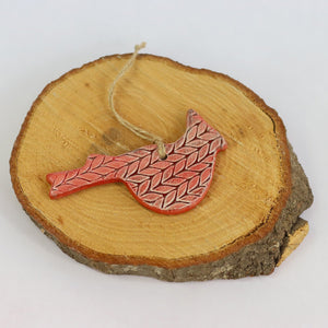 Ceramic Cardinal Ornament