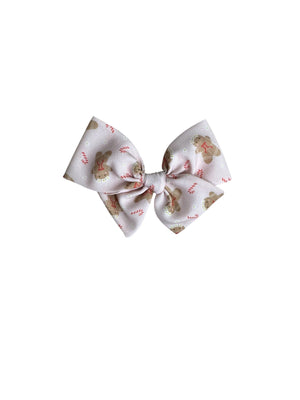 Gingerbread Girlies Pinwheel Bow by Boosh Baby image 1