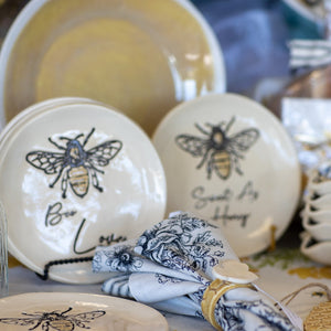 Ceramic Bee Plate