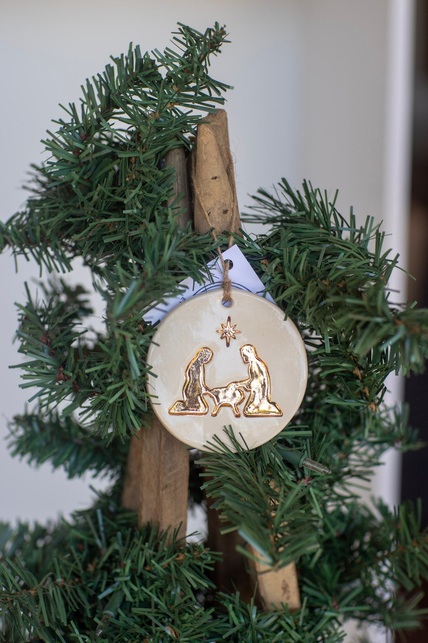 Ceramic Christmas Story Ornament Set
