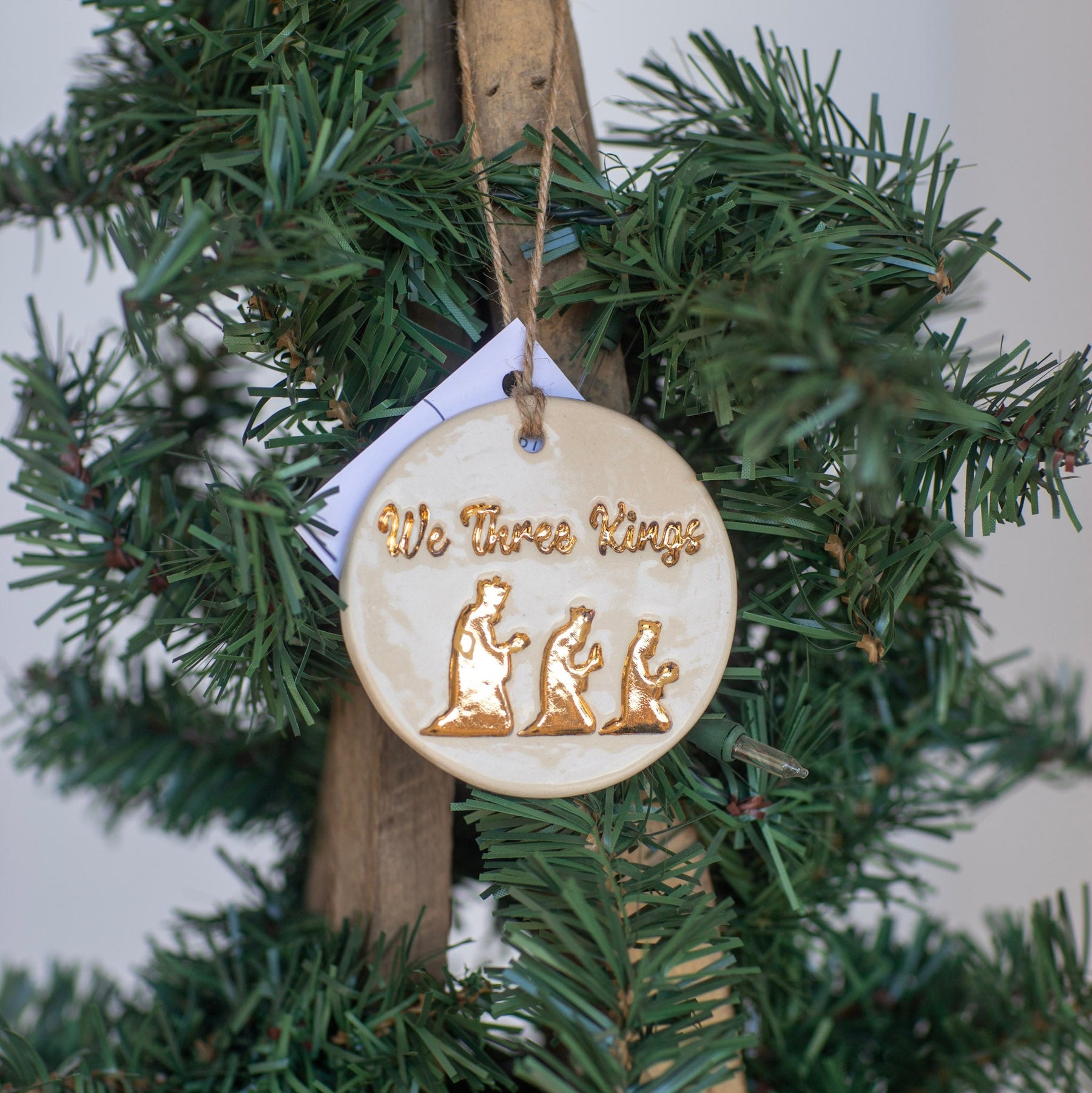Ceramic Christmas Story Ornament Set