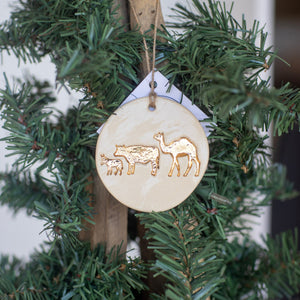 Ceramic Christmas Story Ornament Set