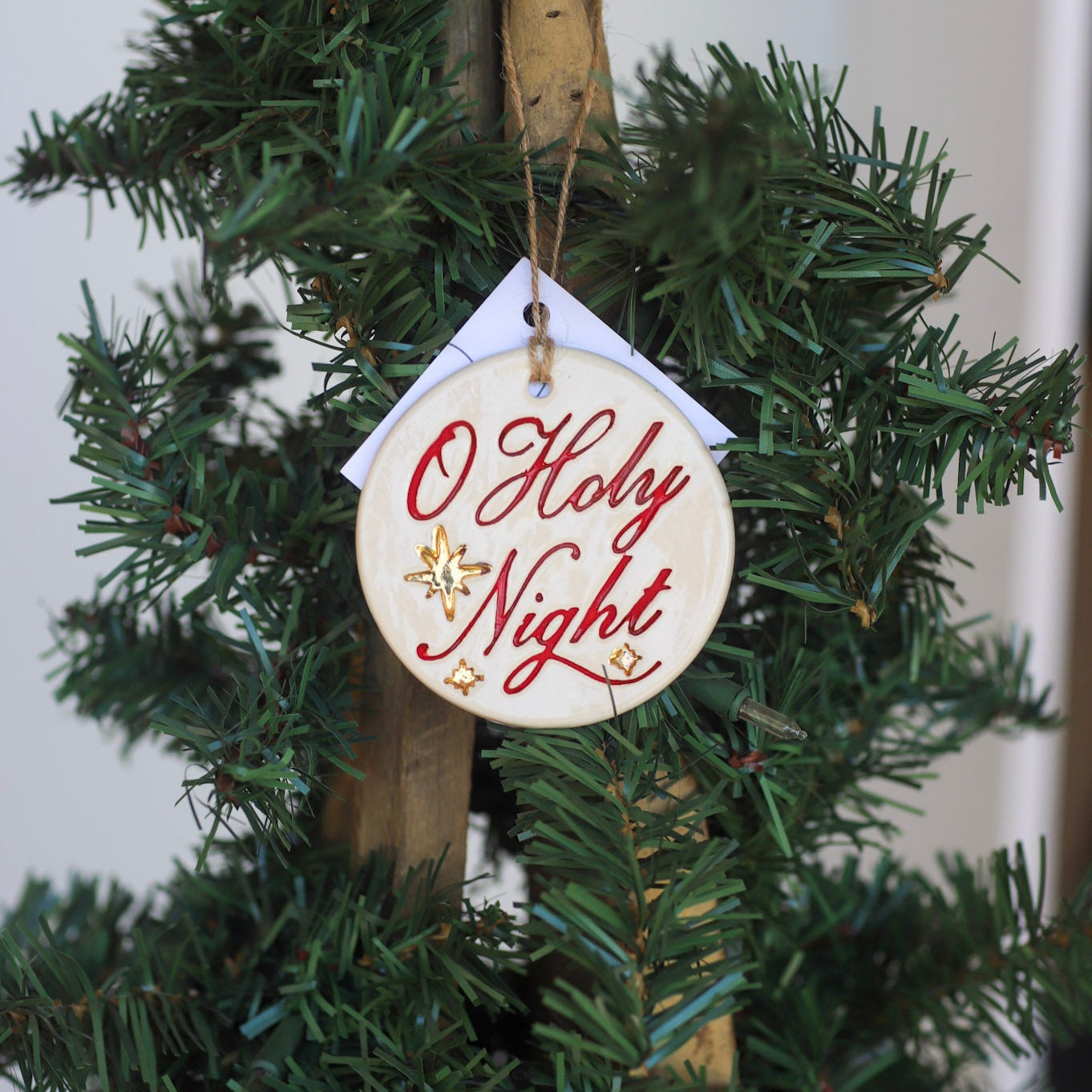 O Holy Night Ceramic Ornament