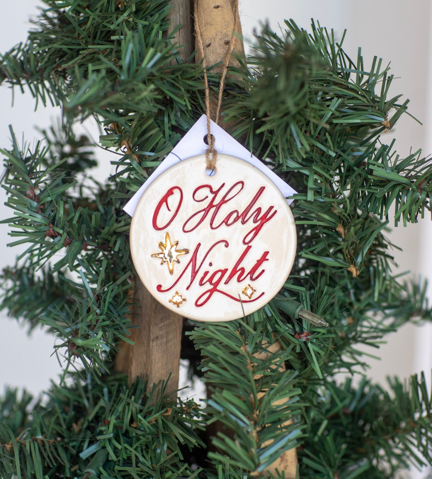 O Holy Night Ceramic Ornament